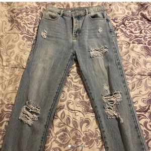 straight leg jeans